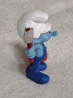 McDonald's 2013 Happy Meal Figurine Toy Blue Smurf Handy — photo 2