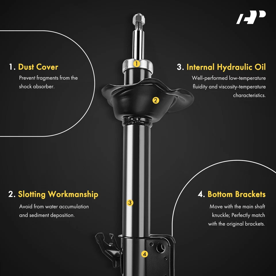 A-Premium 2x Amortiguador Delantero BMW 740i 1995 1997-2001 740iL 94-01 Sedán Foto 3 de 4