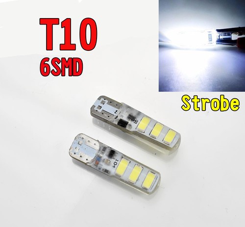 Parking Light T10 W5W 168 194 2825 12961 Strobe 6SMD LED Bulb K1 For Mini K - Picture 2 of 19