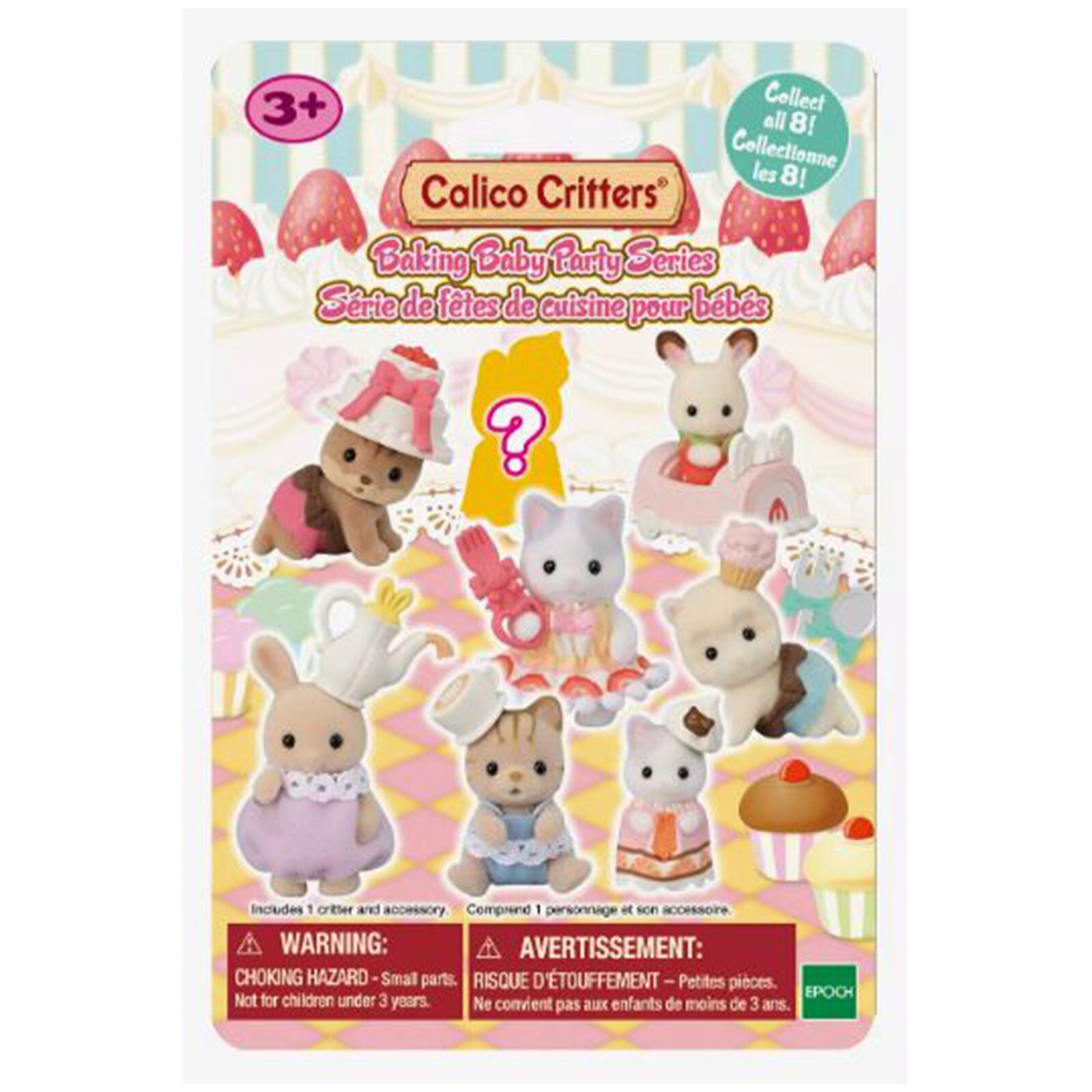 Фигурка для выпечки из серии Calico Critters Baby Party с одним закрытым мешком НОВАЯ В НАЛИЧИИ