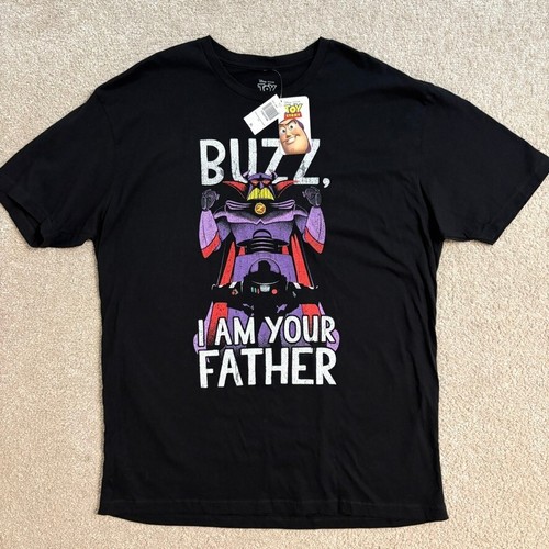 Disney Pixar Toy Story Buzz I Am Your Father Graphic Tee Shirt XL