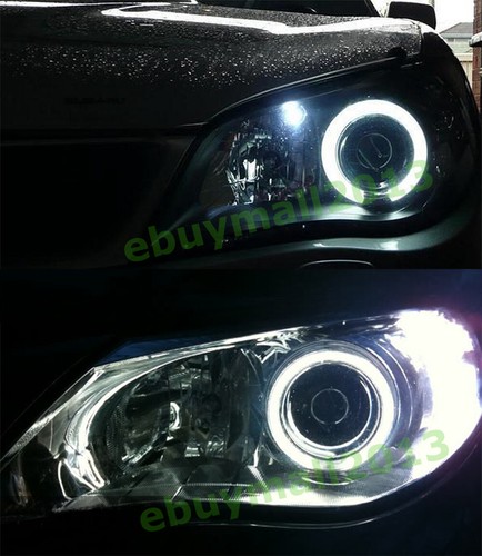 BT Clear RGB Halo Ring For Impreza WRX STI 06-14 Angel Eyes Flash DRL DIY - Picture 3 of 15