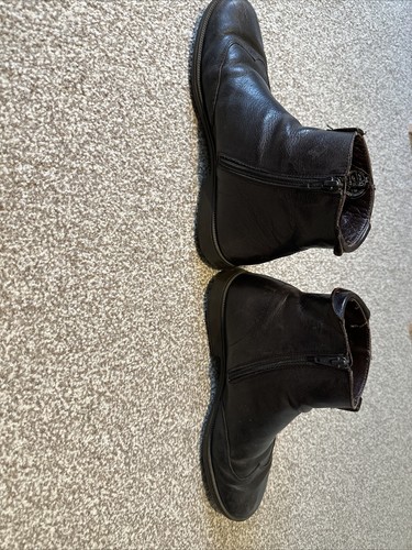 Botines CAMPER de cuero marrón oscuro con cremallera lateral para hombre talla EU 41 UK7 - Imagen 5 de 7