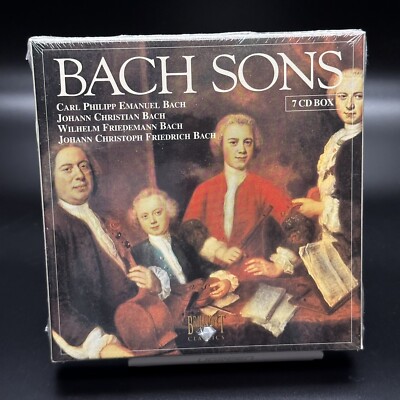 Bach Sons, CPE Johann Christian Wilhelm [Brilliant, 7 CD Box Set] NEW SEALED