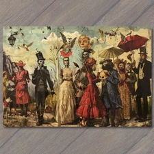 Art Print Collage Super Unusual Strange Weird Wild Tableaus Layered Fanciful Fun