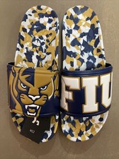 Florida International University Hype Co Slider Sandal Gold Blue Men’s Size 12