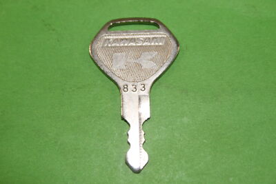 NOS Vintage Kawasaki OEM Factory Pre Cut Motorcycle Key # 833 | eBay