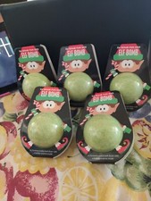 5X Da Bomb Fun Size Bath Fizzer Elf Bomb Christmas Cookie 3.5 oz Surprise Inside