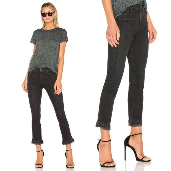 Rag & bone clearance hana cropped flared jeans