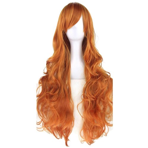 Ladies Cosplay Fashion Long Hair Anime Full Wavy Party Synthetic Wig - 80cm - Picture 34 of 58