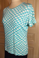 T-shirt Blanc Alain Manoukian Femme - Taille M 38/40, 100% Coton, Neuf Sans étiquettes