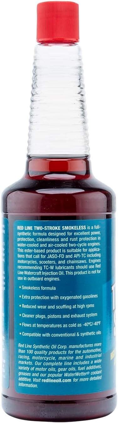 RedLine-Two-Stroke Smokeless Oil -16 oz. - PN: 40903