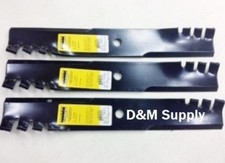 set of 3 lawn mower mulching blades to Fit John Deere 60"  M128485 TCU15881 