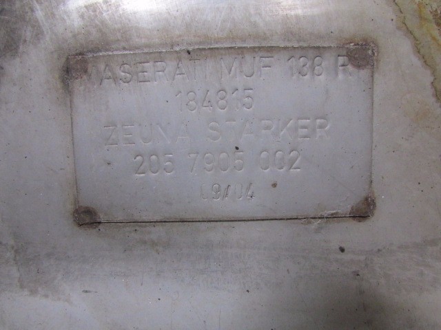 Maserati Coupe, Spyder, RH, Right Rear Muffler, Used, P/N 184815