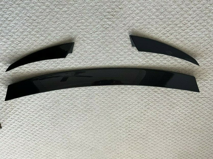 Audi R8 Spyder Gen2 carbon fiber rear lip spoiler 