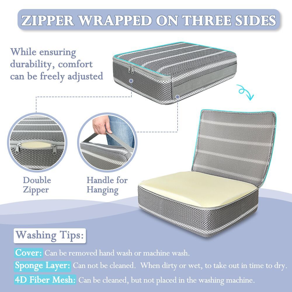 Adult Booster Seat Cushion Extra Firm Riser Chair Cushions for