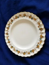  Vintage SPODE Y7931 ARDSLEY Grapes Vine Plate Salad Lunch Gold Trim 8 inch