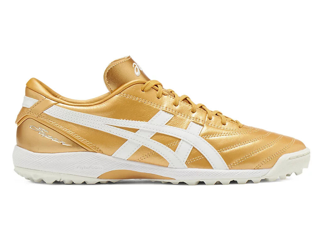 ASICS C3 FF TF 1113A032 200 Pure Gold White Futsal Shoes | eBay