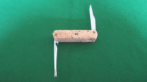 RARE HOFFRITZ Germany CORK Floating Fish Pocket Knife Stainless MINT