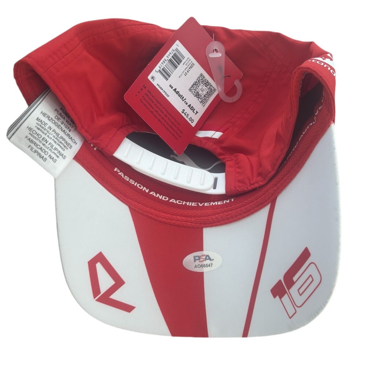 Charles Leclerc Signed Official Puma Scuderia Ferrari #16 F1