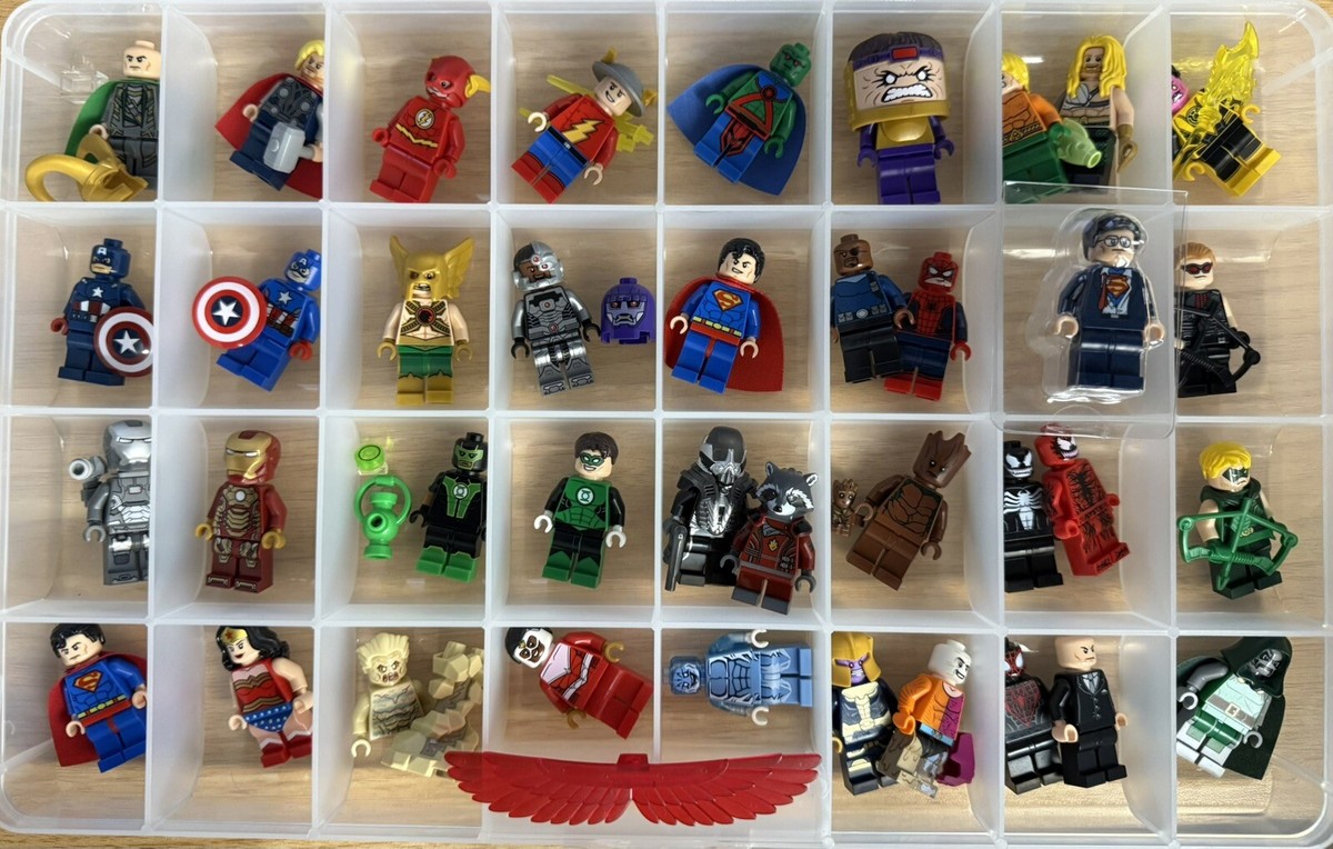 Lego Superheroes Lot Marvel DC MINT! Flash Groot Rocket Thor