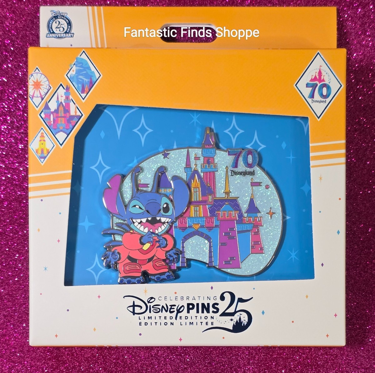 Disney Disneyland 70th Anniversary Celebration Stitch Mini