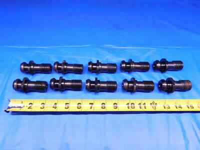 10 PC LOT OF CAT50 COOLANT THRU ANSI STYLE RETENTION KNOBS SPECIAL THREAD LENGTH
