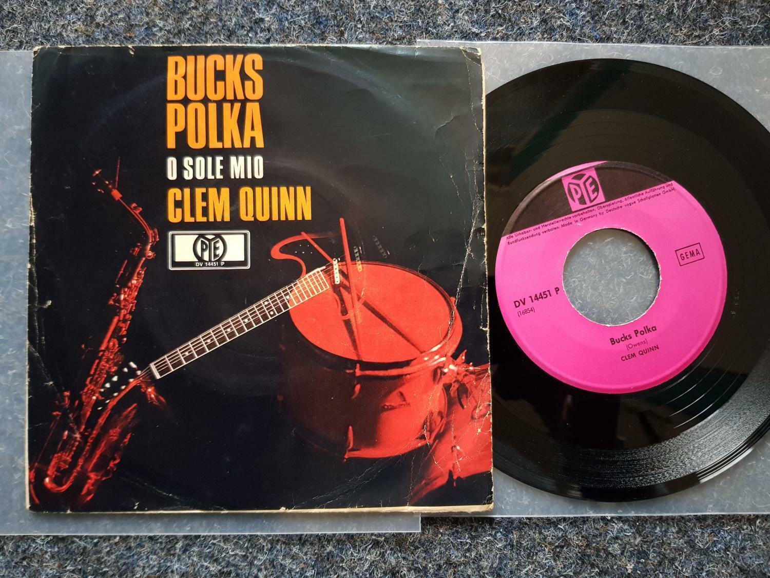 7"" Single Vinyl Clem Quinn - Bucks Polka Germany