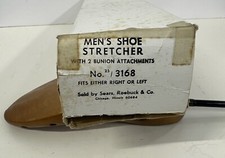 Vintage Mens adjustable Wooden Shoe Tree Stretcher- size 10 Yugoslavia 3168