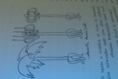 ANDY WARHOL 3 SMALL COMMERCIAL ILLUSTRATIONS/ ORIGINAL COMPLETE 1957