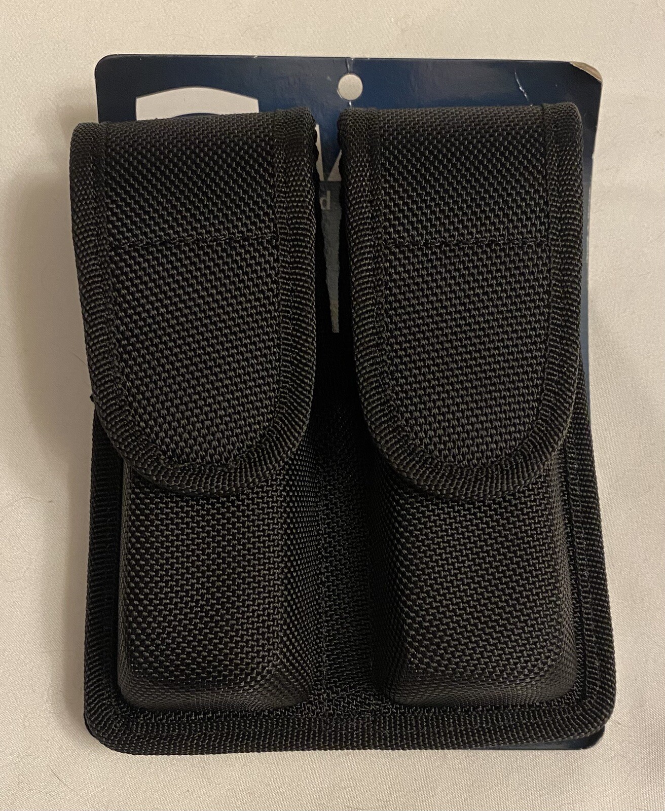 Galls Double Mag Pouch NP490 BLK Black Molded Nylon Duty Gear New-image