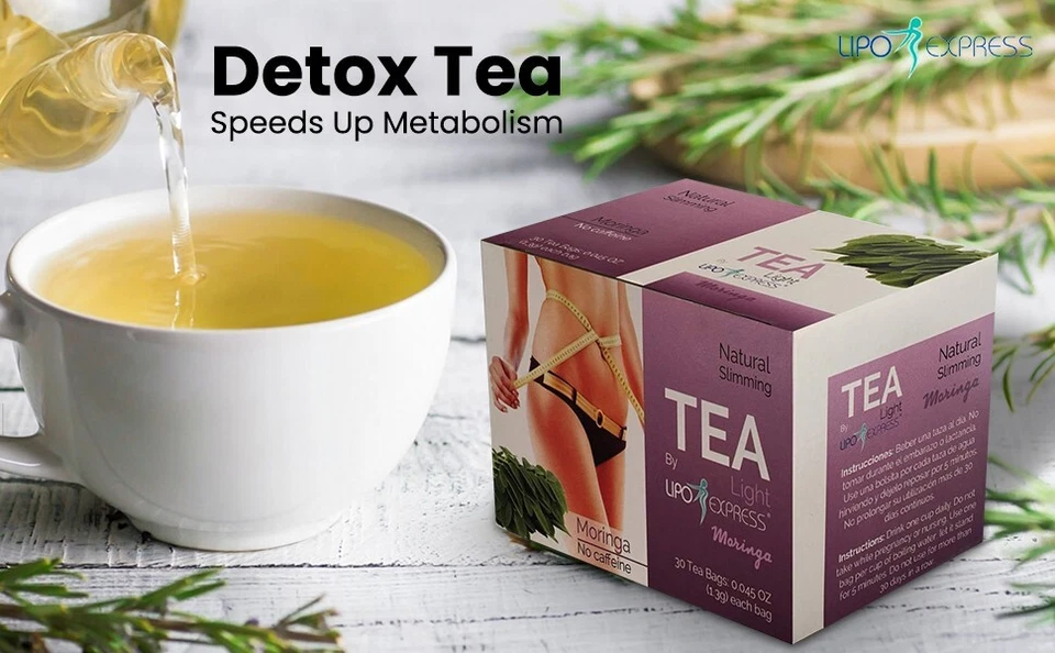 Lipo Express Detox Tea Body Cleanse- Reduce Bloating, & Appetite Suppressant - Image 2 of 4