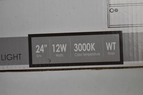 Maxim CounterMax 24" L LED Under Cabinet Light Bar 3000K 12W White 89853WT - Picture 3 of 6