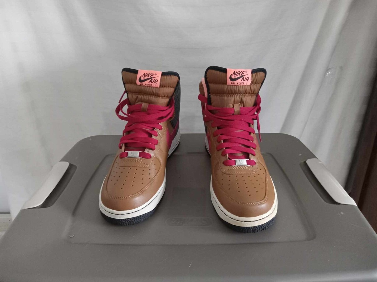 Nike Air Force High '07 Ale Brown Men Sneakers 2013 Size  8(315121201)(B2244)