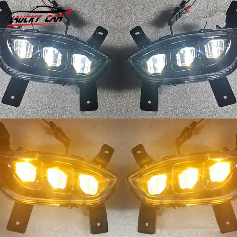 Faros antiniebla delanteros LED DRL luz de circulación diurna para Kia Rio 2012-2015 2014 nuevos Foto 4 de 4
