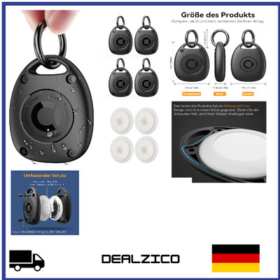 Airtag Schlüsselanhänger Hülle IPX8 Wasserdicht