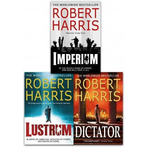 Robert Harris Cicero Trilogy Series 3 Books Collection Set Lustrum, Imperium NEW