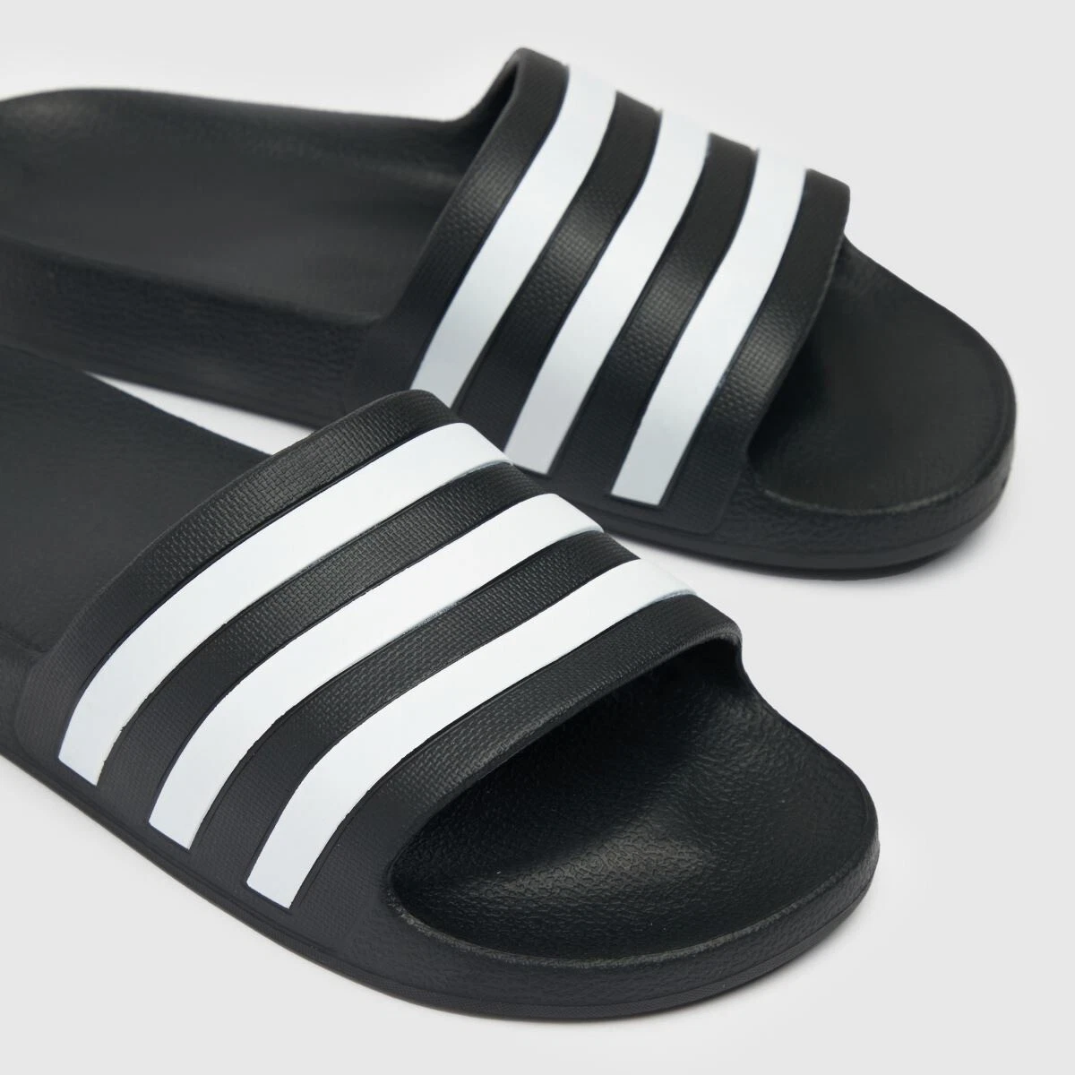 Adidas Sliders Adilette scarpe slide spiaggia sandali estivi neri UK 18 EU 54