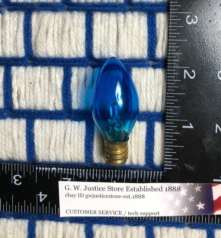 BOX of 25 TWINKLE multicolor Christmas Light Bulbs assortment 7 watt C7 blinker - Image 3 of 4