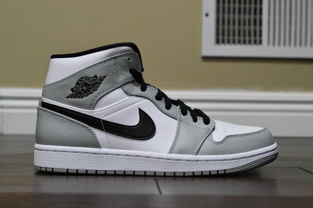 Aj1 Air Jordan 1 Mid Light Smoke Grey Sz 10 554724-092 Authentic for sale online | eBay