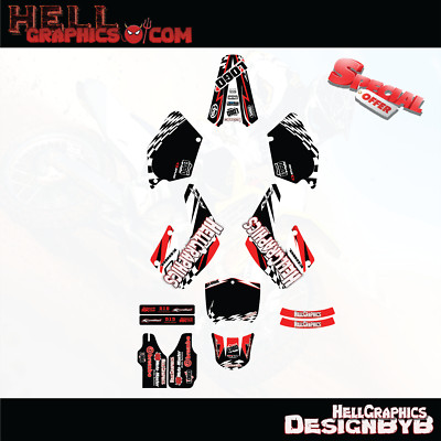 Fits HONDA CR 125 CR125 250 2000-2001 Flag Graphics Kit Decals Stickers