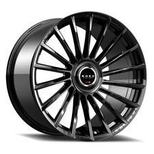 28 Giovanna Urfa Black Wheels Tires Yukon Silverado Tahoe Escalade Qx80 Koko