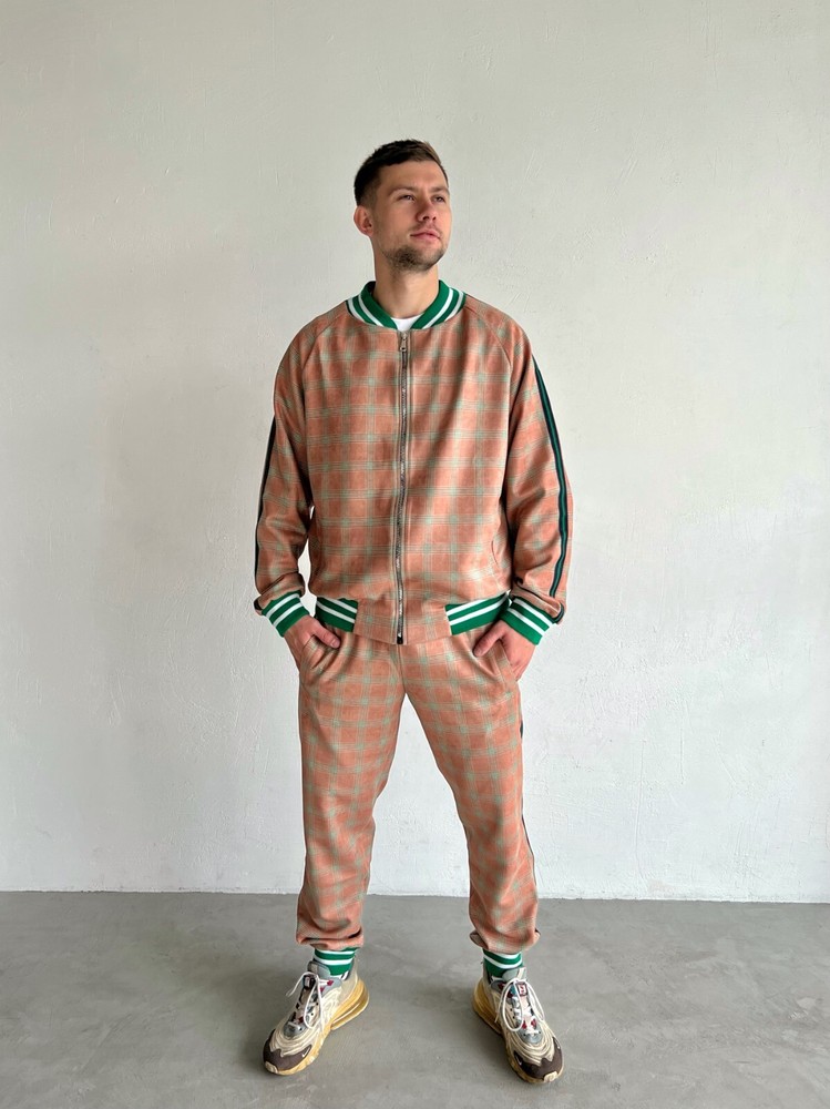 Tracksuit Gentlemen | Men's Tracksuit Set | Gentlemen Tartan | S, M, L, XL, 2XL