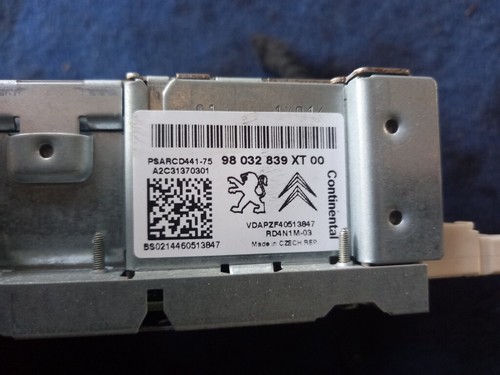 AUTORADIO PRIVA DI CODICE Citroen C3 2 serie 2012 AB5799 - 041121 N - Imagen 3 de 8