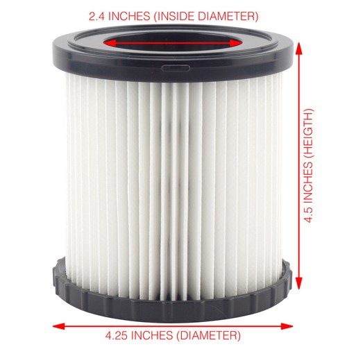 5 Stück Kartuschen HEPA-Filter DCV5801H für DeWalt DCV580 & DCV581H Nass Trockensauger - Bild 6 von 6