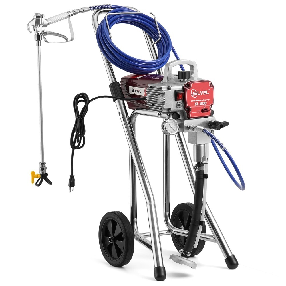 SILVEL High Efficiency Airless Paint Sprayer, 3300 PSI Electric Paint