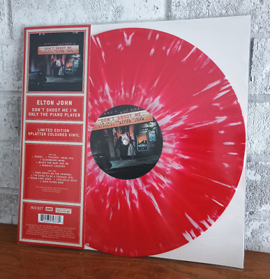Elton John NEW Red Splatter LP - Don't Shoot Me I'm Only the Piano Player Ltd Ed