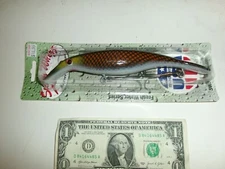 Homer Le Blanc 8" Swim Whizz Crankbait Musky Muskie Lure Sucker - NIP