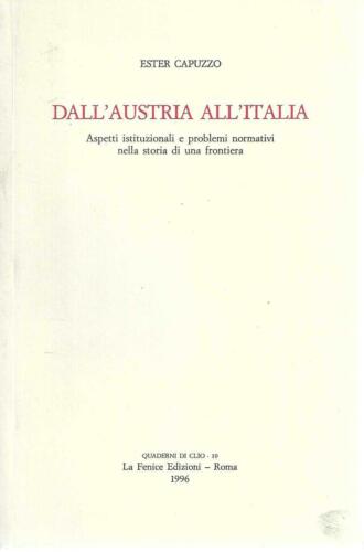 " L'Autriche All'Italie " De Ester Capuzzo - Bild 1 von 1