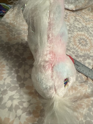 Ganz Webkinz 8” Plush Pony PINK Stuffed HORSE SPARKLE GLITTER Feet HM117 No Code - Picture 14 of 16